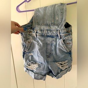 Denim overalls